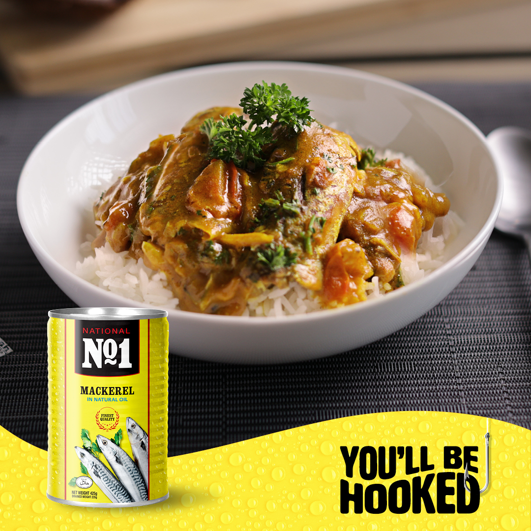 No1 Mackerel Coconut Curry and Rice